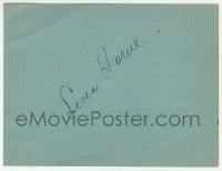 9r236 LENA HORNE/JERRY COLONNA signed 5x6 album page 1940s it can be displayed with a repro!