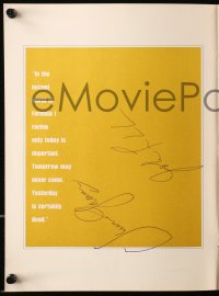 9r030 GRAND PRIX signed Cinerama souvenir program book 1967 by James Garner AND John Frankenheimer!