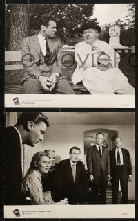 9s631 ADVISE & CONSENT 6 8x10 stills 1962 Preminger, Charles Laughton, Don Murray, many more!