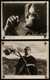 9s844 APPALOOSA 3 8x10 stills 1966 Sidney J. Furie, great close-up images of Marlon Brando!