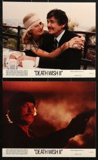 9s028 DEATH WISH II 8 8x10 mini LCs 1982 Charles Bronson wants the filth off the streets!