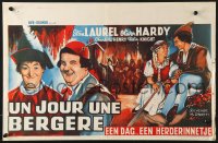 9t517 BABES IN TOYLAND Belgian R1960s great art of Laurel & Hardy, Revenge is Sweet!