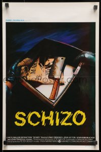 9t591 SCHIZO Belgian 1977 schizophrenia, when the left hand doesn't know who the right is killing!