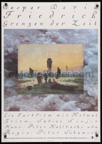 9t424 CASPAR DAVID FRIEDRICH - GRENZEN DER ZEIT East German 23x32 1986 different art by Handschick
