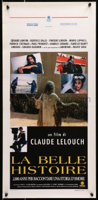 9t932 BEAUTIFUL STORY Italian locandina 1993 Claude Lelouch's La belle histoire, different!