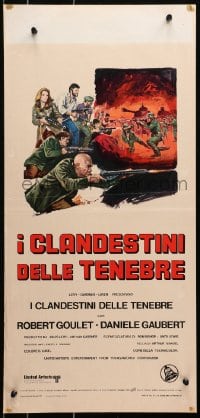 9t992 UNDERGROUND Italian locandina 1970 Robert Goulet, WWII sabotage, ambush, kidnap!