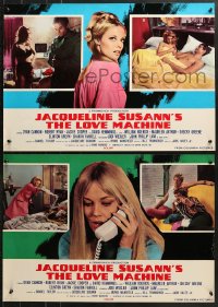 9t838 LOVE MACHINE group of 10 Italian 18x26 pbustas 1971 Dyan Cannon, Jacqueline Susann's novel!