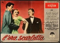 9t919 SCARLET HOUR Italian 19x26 pbusta 1956 Michael Curtiz directed, sexy Carol Ohmart!