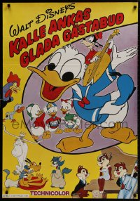 9t017 KALLE ANKAS GLADA GASTABUD Swedish 1971 Walt Disney characters including Donald Duck!
