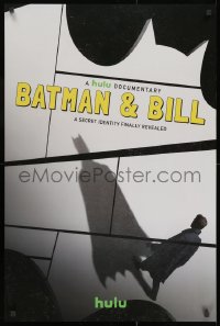 9w177 BATMAN & BILL tv poster 2017 Todd McFarlane, Bob Kane, superhero documentary!