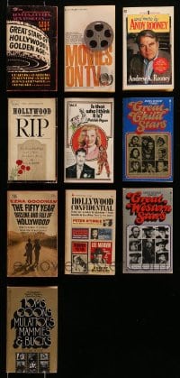 9x185 LOT OF 10 PAPERBACK MOVIE BOOKS 1960s-1980s filled with great images & information!
