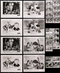 9x319 LOT OF 36 WALT DISNEY TV AND VIDEO CARTOON 8X10 STILLS 1970s-1990s great animation images!