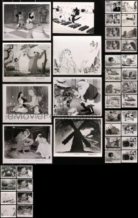 9x303 LOT OF 53 WALT DISNEY 8X10 STILLS 1970s-1990s animation scenes from a variety of movies!