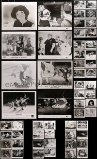 9x301 LOT OF 56 CARTOON 8X10 STILLS 1970s-1990s a variety of animation scenes!