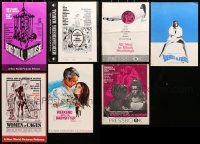 9x223 LOT OF 11 UNCUT SEXPLOITATION PRESSBOOKS 1960s-1970s advertising for sexy movies!