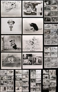9x292 LOT OF 64 WALT DISNEY TV AND THEATRICAL CARTOON 8X10 STILLS 1970s-1990s animation images!