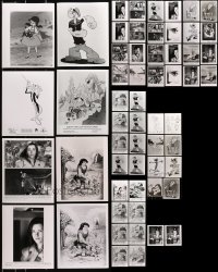 9x298 LOT OF 58 TV AND THEATRICAL CARTOON 8X10 STILLS 1960s-2000s great animation images!