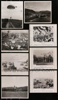 9x345 LOT OF 8 U.S. ARMY 8X10 STILLS 1950s-1960s images of paratroopers, battlefields & more!