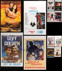 9x470 LOT OF 20 UNFOLDED BELGIAN POSTERS 1970s-1990s great images from a variety of movies!