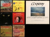 9x237 LOT OF 7 33 1/3 RPM RECORDS 1960s-1980s soundtracks from a variety of different movies!