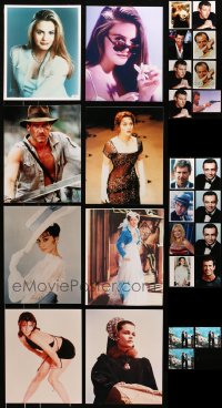 9x368 LOT OF 27 COLOR 8X10 REPRO PHOTOS 2000s great portraits of top Hollywood stars!