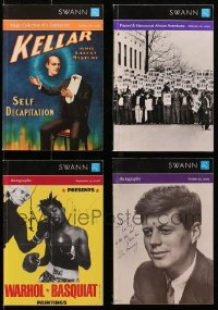 9x144 LOT OF 4 SWANN AUCTION CATALOGS 2008-2009 magic, African Americana, autographs & more!