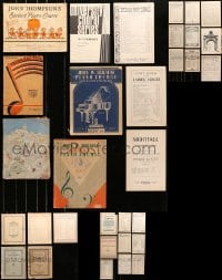 9x178 LOT OF 32 SOFTCOVER PIANO AND MUSIC BOOKS 1890s-1960s a variety of sheet music!