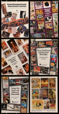 9x137 LOT OF 6 CAMDEN HOUSE AUCTION CATALOGS 1991-1994 Hollywood memorabilia, movie posters & more!