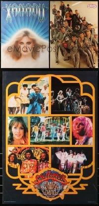 9x443 LOT OF 3 UNFOLDED 20X28 MUSICAL COMMERCIAL POSTERS 1970s-1980s Xanadu, Grease, Sgt Pepper!