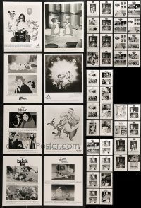 9x297 LOT OF 58 WALT DISNEY TV AND VIDEO RE-RELEASE CARTOON 8X10 STILLS 1970s-1990s animation!