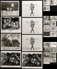 9x311 LOT OF 43 CARTOON 8X10 STILLS 1970s-1990s a variety of great animation images!