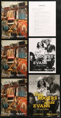 9x154 LOT OF 1 ROY ROGERS AND DALE EVANS CHRISTIE'S AUCTION CATALOG & 5 SUPPLEMENTS 2010 cool!