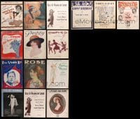 9x019 LOT OF 15 SHEET MUSIC 1910s-1930s great songs from a variety of different movies!
