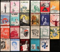 9x017 LOT OF 23 SHEET MUSIC 1920s-1940s great songs from a variety of different movies!