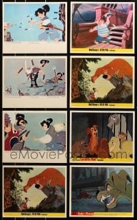 9x340 LOT OF 15 COLOR CARTOON 8X10 STILLS 1950s-1970s a variety of great animation images!
