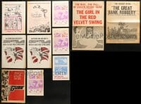 9x037 LOT OF 11 HERALDS 1950s-1970s great images from a variety of different movies!
