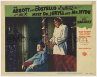 9y253 ABBOTT & COSTELLO MEET DR. JEKYLL & MR. HYDE LC #8 1953 John Dierkes sneaking up on Lou!