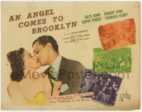 9y012 ANGEL COMES TO BROOKLYN TC 1945 a guardian angel helps actors produce a Broadway show!