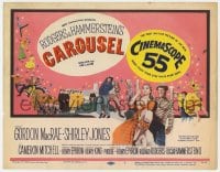 9y033 CAROUSEL TC 1956 Shirley Jones, Gordon MacRae, Rodgers & Hammerstein musical!