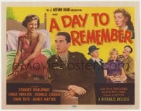 9y044 DAY TO REMEMBER TC 1955 Stanley Holloway, Odile Versois, Donald Sinden, English comedy!