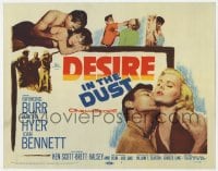 9y045 DESIRE IN THE DUST TC 1960 Raymond Burr, Martha Hyer, Joan Bennett, dangerous country romance