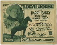 9y046 DEVIL HORSE chapter 6 TC 1932 Harry Carey & Apache, King of Wild Horses, Heart of the Mystery!