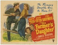 9y056 FARMER'S DAUGHTER TC 1947 Loretta Young, Joseph Cotten, Ethel Barrymore