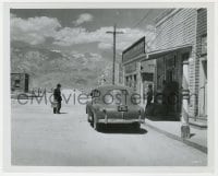 1a094 BAD DAY AT BLACK ROCK 8x10 still 1955 John Sturges, far shot of Spencer Tracy in the street!
