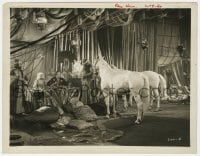 1a113 BEN-HUR 8x10 still 1925 Ramon Novarro is introduced to the Sheik's white horses!