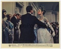 1a032 MY FAIR LADY color 8x10 still 1964 beautiful Audrey Hepburn dancing at fancy ball!