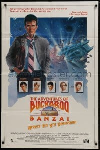 1b050 ADVENTURES OF BUCKAROO BANZAI 1sh 1984 Peter Weller science fiction thriller!