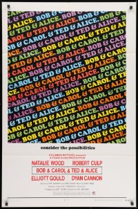 1b148 BOB & CAROL & TED & ALICE int'l text style 1sh 1969 Paul Mazursky, Natalie Wood, Dyan Cannon!
