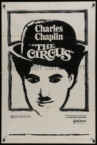 1b205 CIRCUS 1sh R1970 Charlie Chaplin slapstick classic, great images!