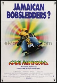 1b222 COOL RUNNINGS int'l 1sh 1993 John Candy, wacky Jamacian Olympic bobsledding team!